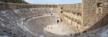 Aspendos amfitiyatro görünümü