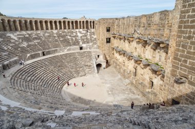 Aspendos amfitiyatro görünümü