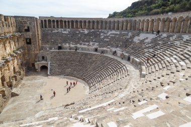 Aspendos amfitiyatro görünümü