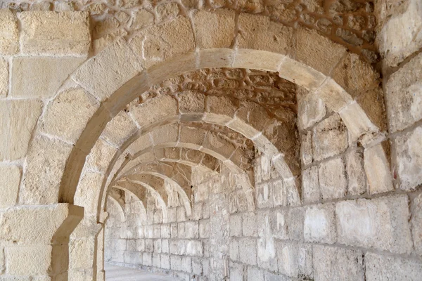 Vue sur la ville antique d'Aspendos — Photo