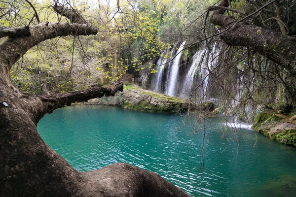 Kursunlu Waterfall Scene — Stock Photo, Image