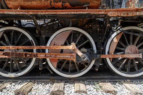 Tarihi tren lokomotifi — Stok fotoğraf