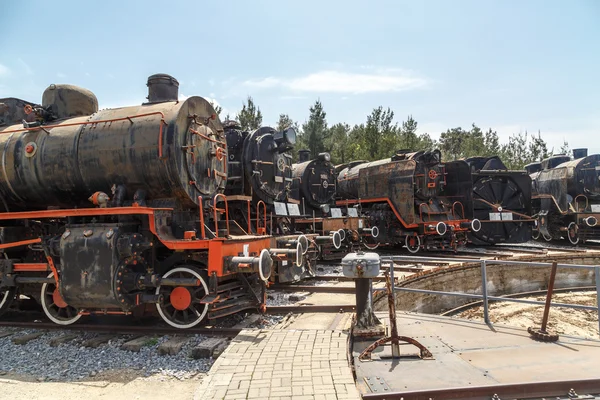 Rusty Train Locomotive Stock Picture