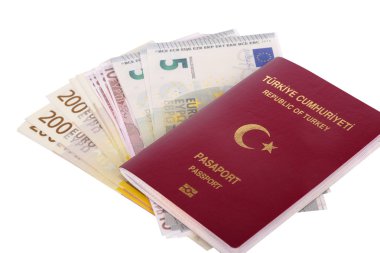 Pasaport ve Euro Para Banknotları