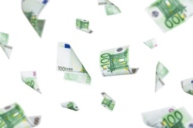 Düşen euro banknot