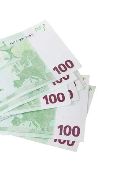 Close Up of Euro Banknotes — Stock Photo, Image
