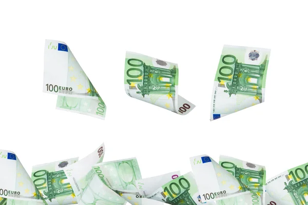 Euro Banknotes Flying — Stock Photo, Image