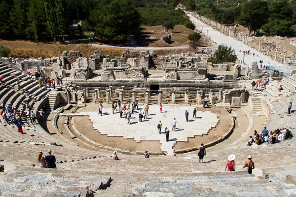 Efes Antik Tiyatrosu — Stok fotoğraf