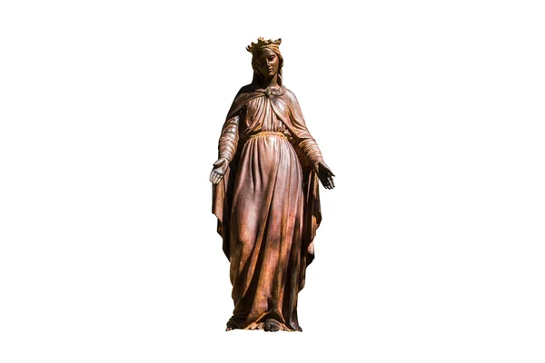 Estatua de bronce de la Virgen María —  Fotos de Stock