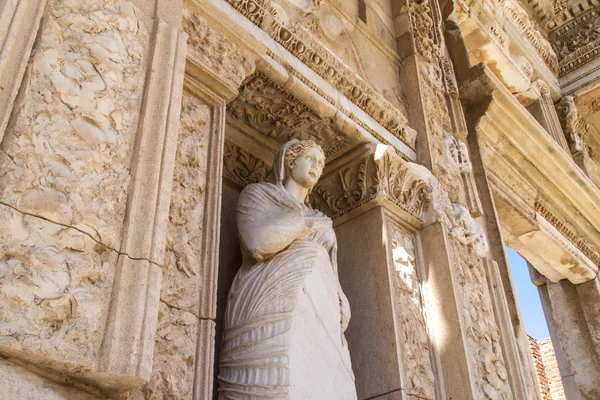 Celsus bibliotek i Efesos — Stockfoto