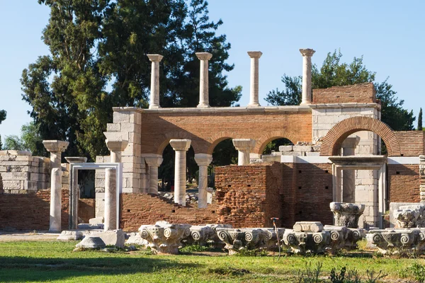 Ruins of St Johns Basilica — Stock Photo, Image