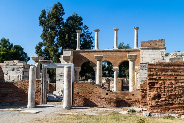 St Johns Bazilikası kalıntıları — Stok fotoğraf