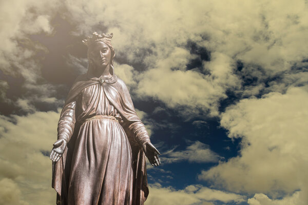 Virgin Mary with Bad Weather