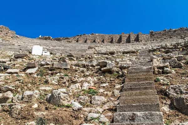 Ruines de l'Amphithéâtre à Pergame — Photo