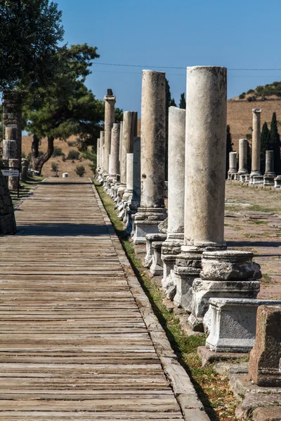 Ruinen der antiken Stadt Asklepeion in Pergamon — Stockfoto