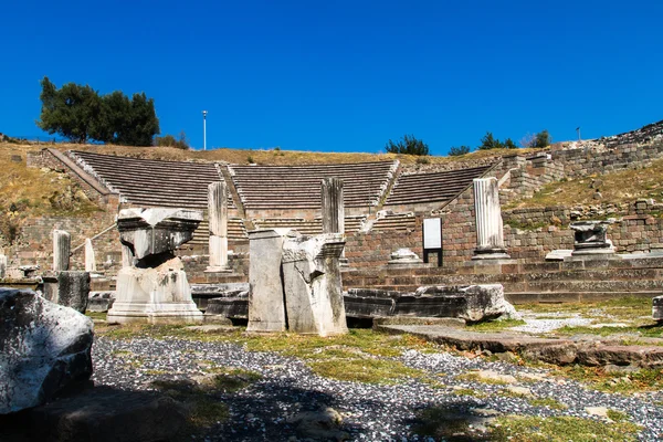 Ruinen der antiken Stadt Asklepeion in Pergamon — Stockfoto