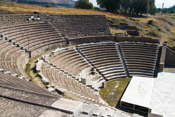 Ruinerna av Asclepeion Theatre i Pergamon — Stockfoto