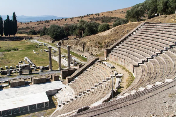 Ruínas do Teatro Asclepeion em Pérgamo — Fotografia de Stock