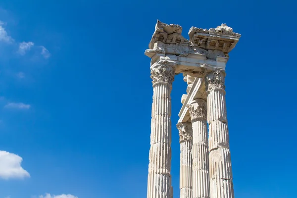 Tempel av Trajanus i Pergamon — Stockfoto