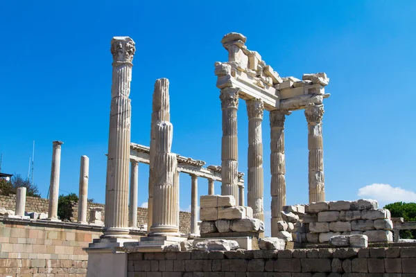 Tempel av Trajanus i Pergamon — Stockfoto