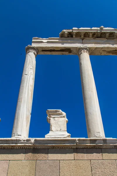 Tempel av Trajanus i Pergamon — Stockfoto