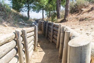 Açık Hava Müzesi Çanakkale siperlerde