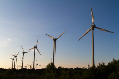 Windmills for Renewable Electric clipart