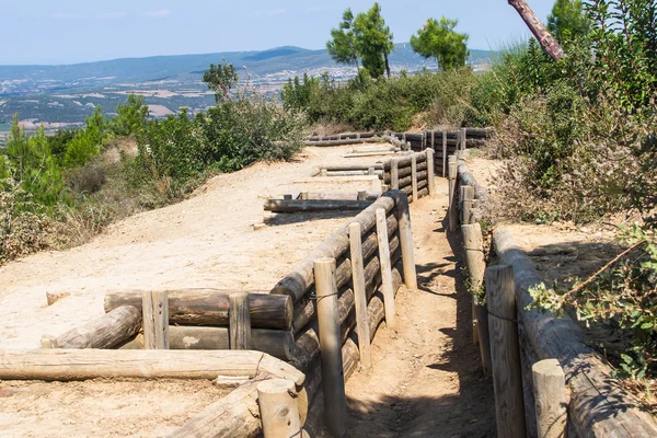 Open Air Museum of  Trenches in Canakkale — Stock Photo, Image