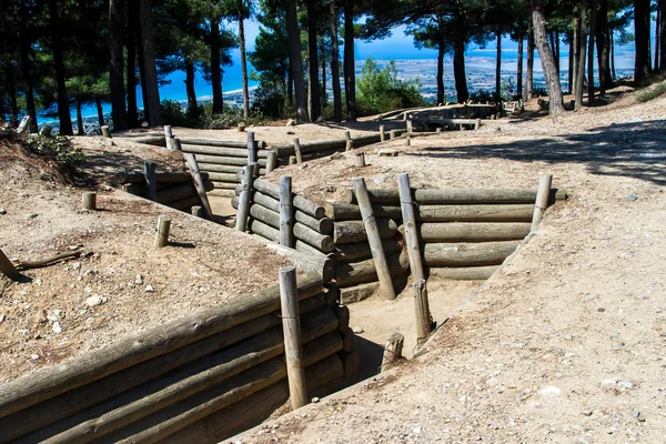 Open Air Museum of  Trenches in Canakkale — Stock Photo, Image