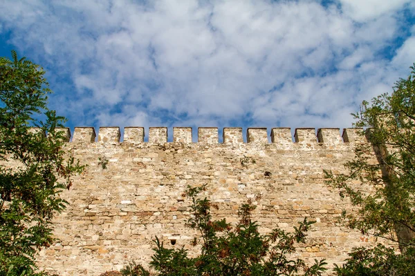 Walls of Tenedos Castle — Stock Photo, Image