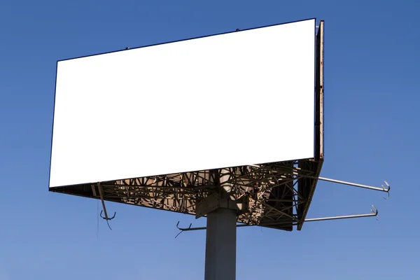 Wielki pusty billboard — Zdjęcie stockowe