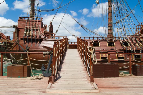 Barco pirata — Foto de Stock