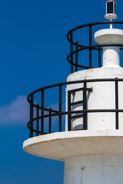 Farol branco — Fotografia de Stock