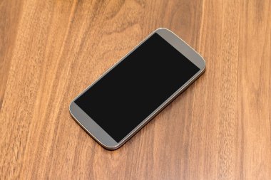 Boş ekran ile tek akıllı telefon