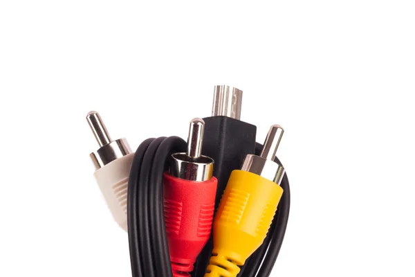 Cables on White — Stock Photo, Image