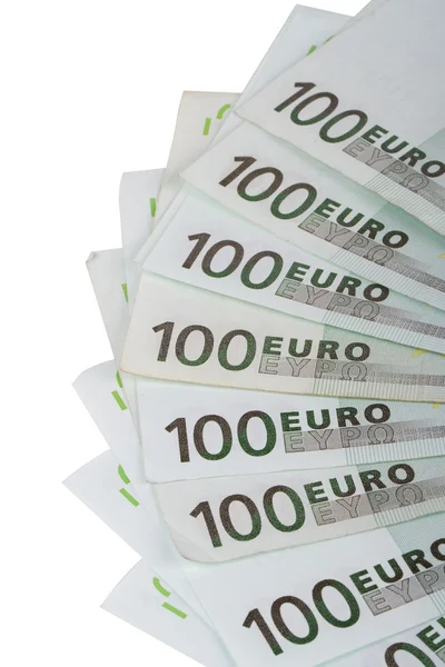 Cento Banconote da Euro — Foto Stock