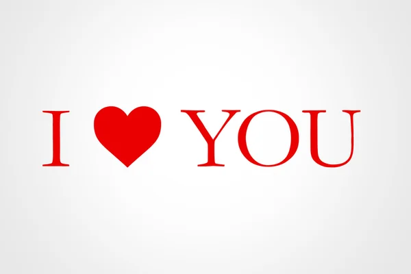 I Love You Symbol — Stock Photo, Image