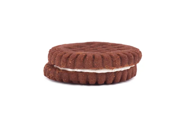 Cremoso Brown Sandwich Biscuit — Foto de Stock