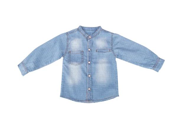 Детская рубашка Blue Denim — стоковое фото