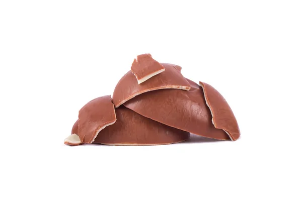 Broken Chocolate Egg — Stock Photo, Image