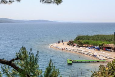 plaj manzarası