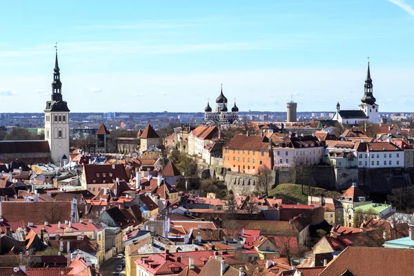 Таллиннский городской пейзаж — стоковое фото