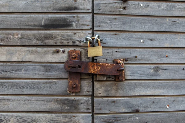 Porta de madeira velha — Fotografia de Stock