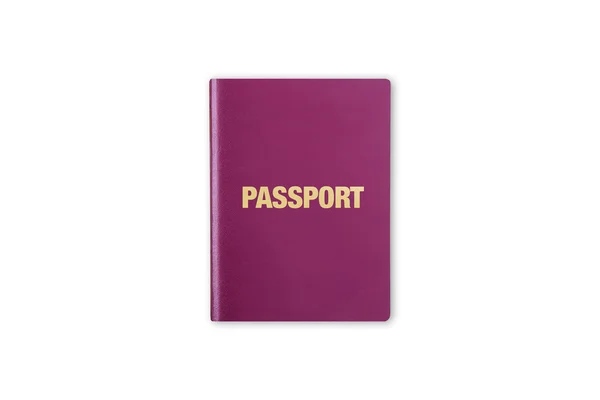 孤立的护照 — 图库照片