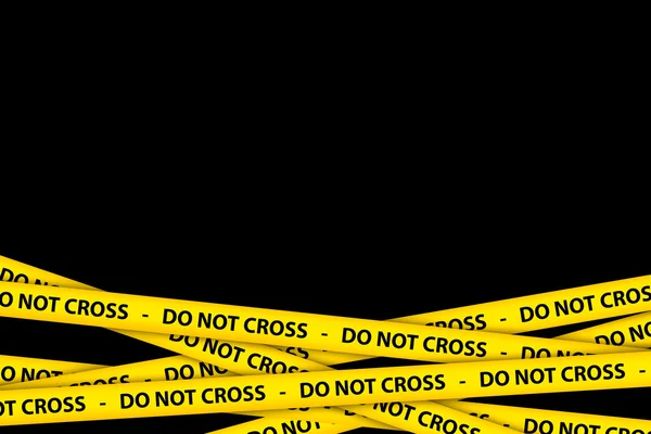 Do Not Cross Tape — Stock Photo, Image