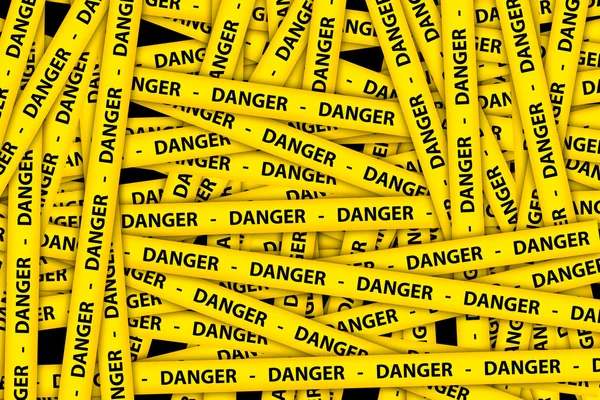 Danger Tape — Stock Photo, Image