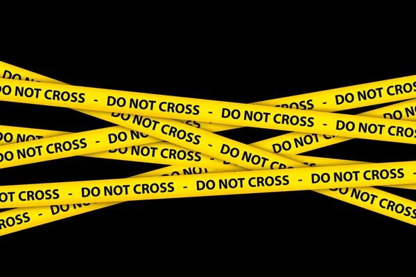 Do Not Cross Tape — Stock Photo, Image