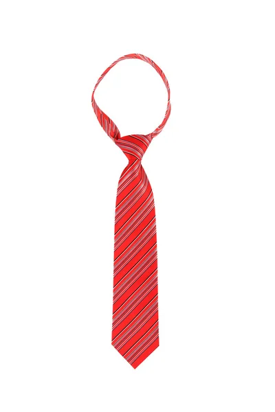Amarrado até gravata vermelha — Fotografia de Stock
