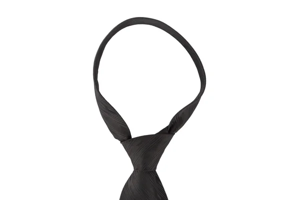 Siyah kravat kadar bağlı — Stok fotoğraf