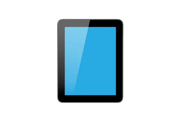 Blue Blank Tablet Screen — стокове фото